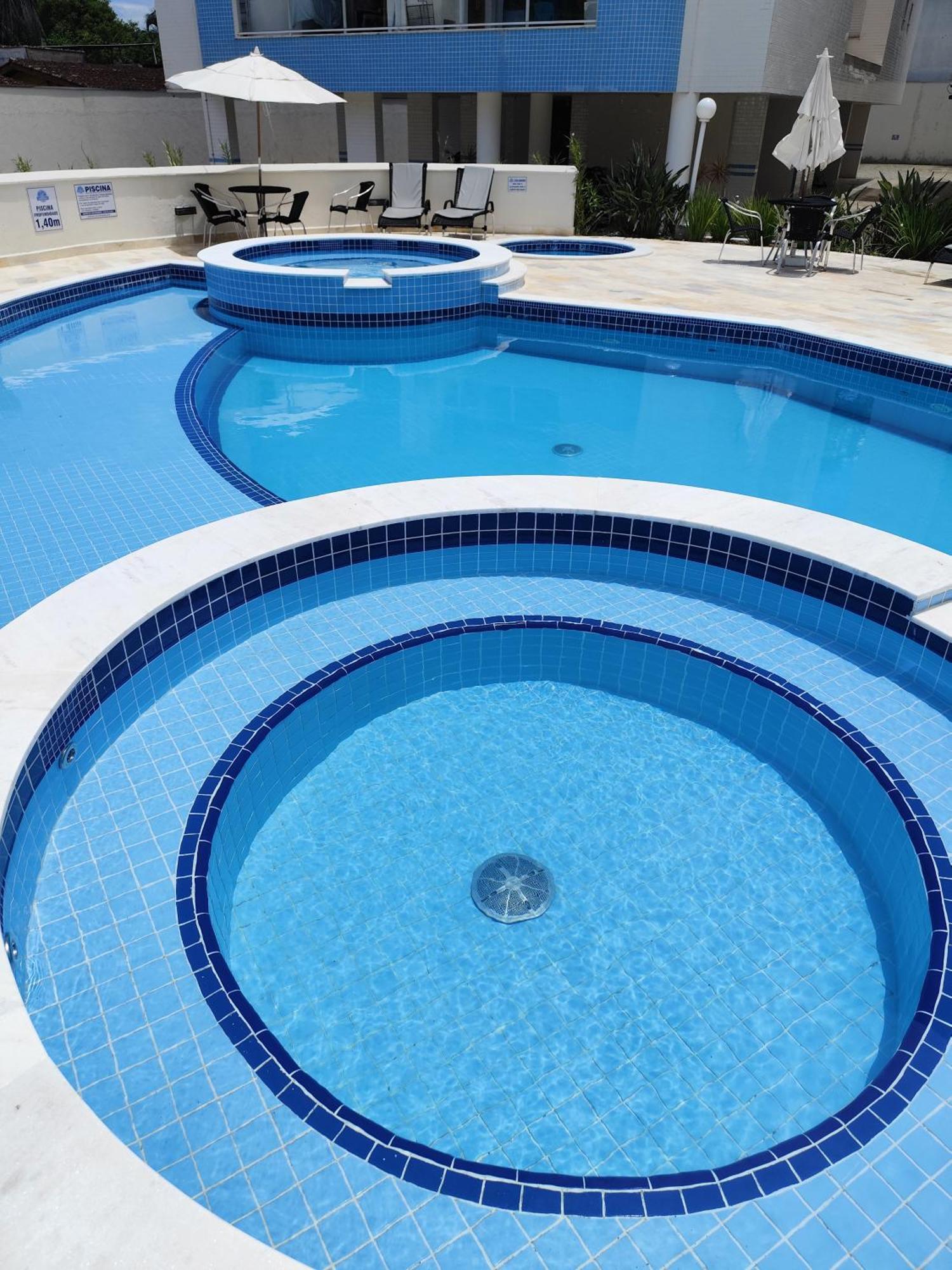 Apto Com Ar-Cond E Piscina A 100 M Praia Da Enseada Убатуба Экстерьер фото